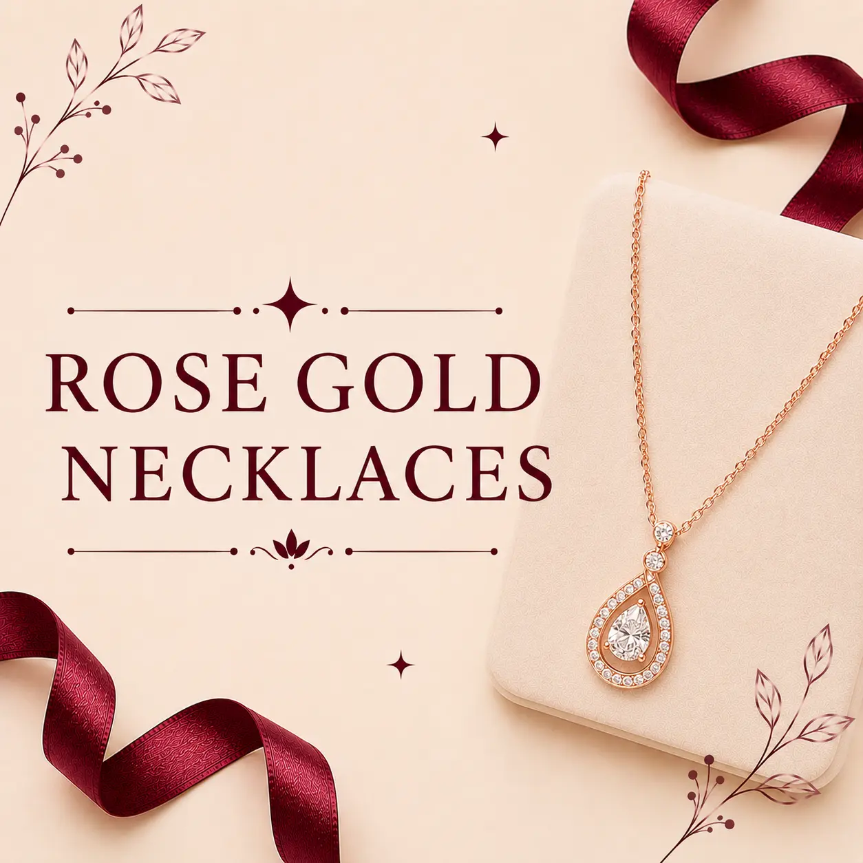 Rose Gold Necklaces