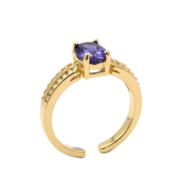 Royal-Amethyst-Glow-Adjustable-Gold-Ring-angled