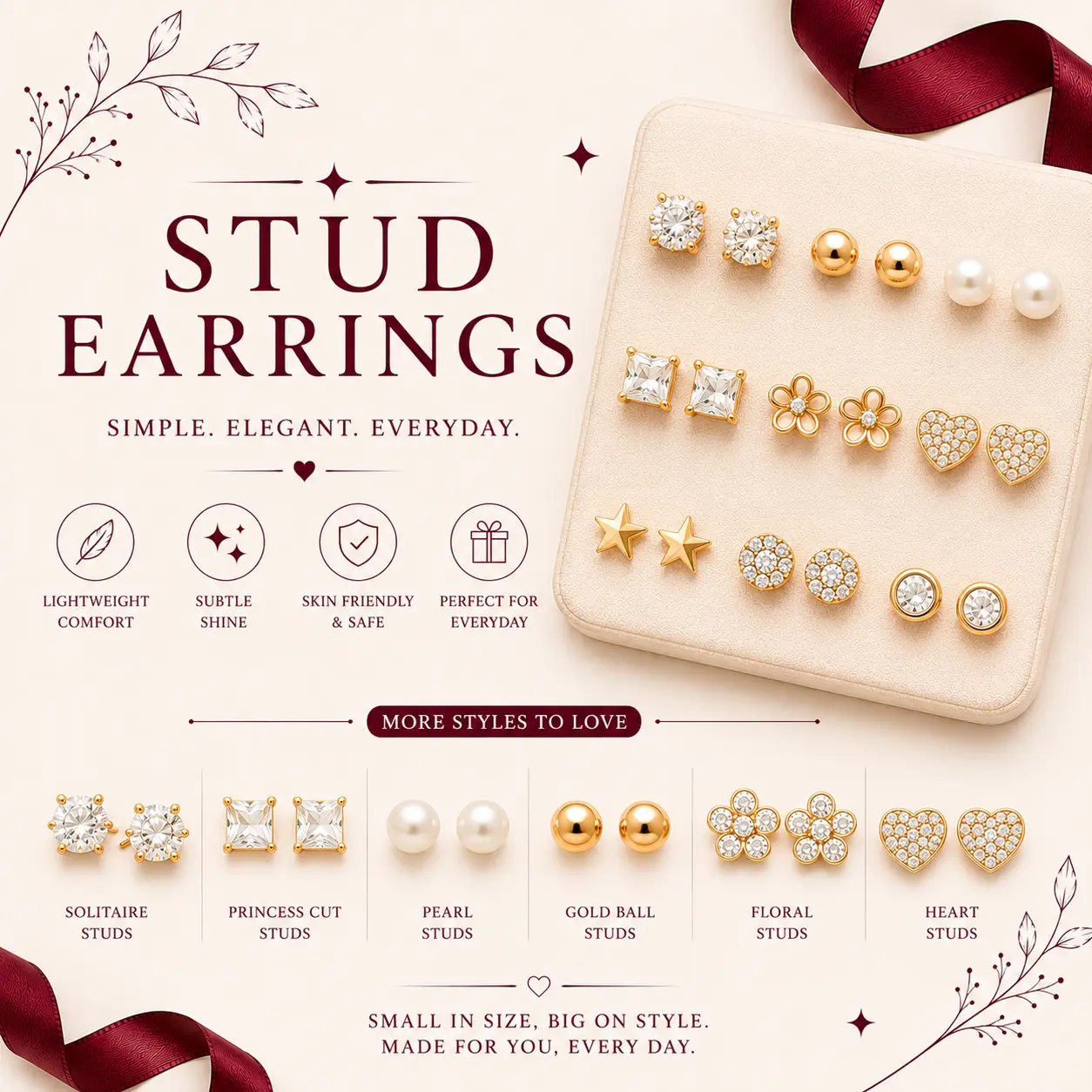 Stud Earrings