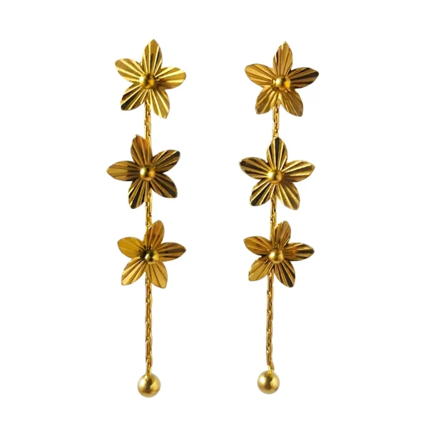 flower-drop-earrings-long-chain-design-jewelavish-white-bg